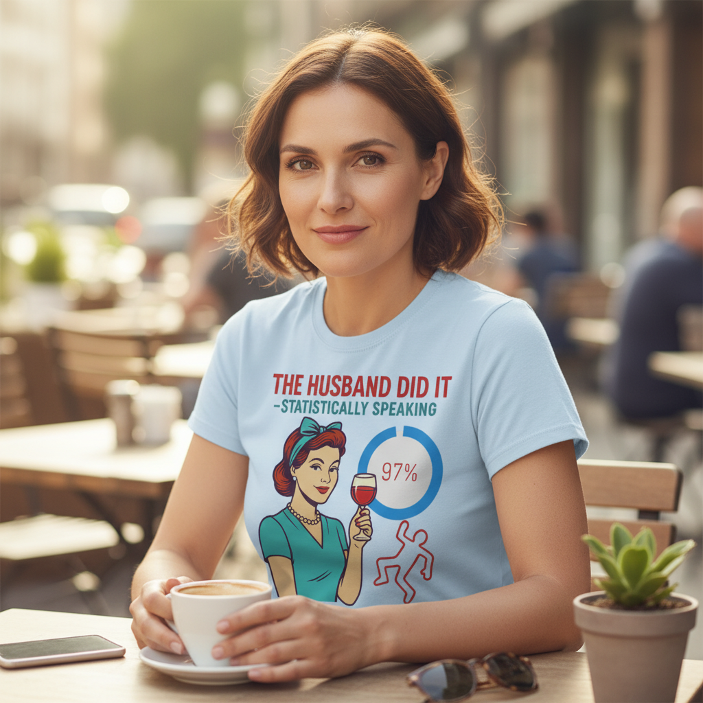 The Husband Did It T-Shirt_lifestyle
