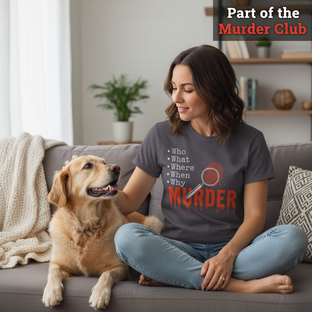 Murder Mystery Questions T-Shirt_pet_companion