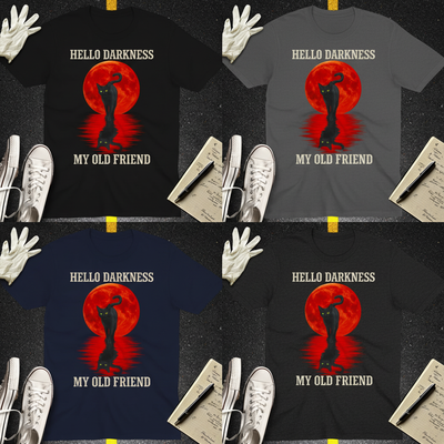 Hello Darkness Cat T-Shirt_color_hero