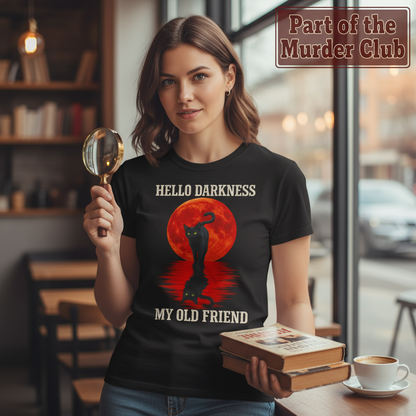 Hello Darkness Cat T-Shirt_prop_inteact