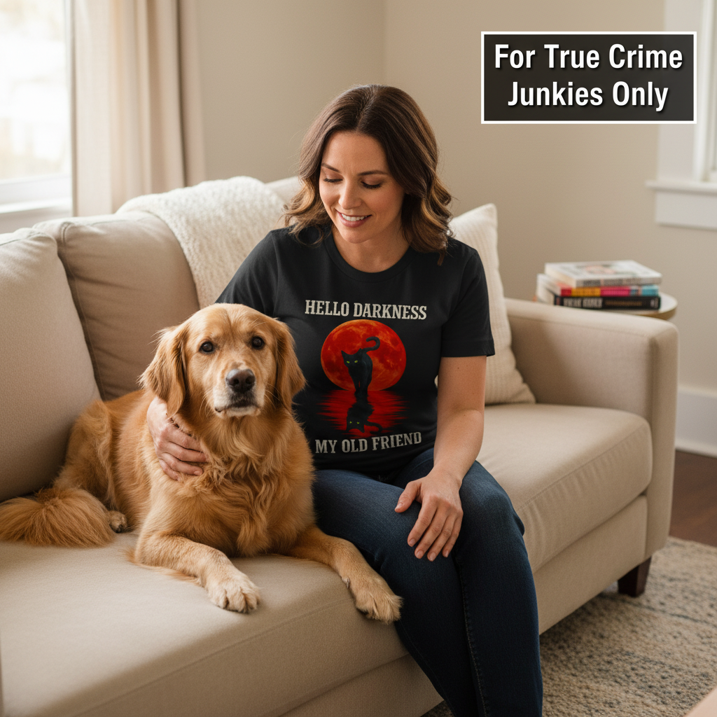 Hello Darkness Cat T-Shirt_pet_companion