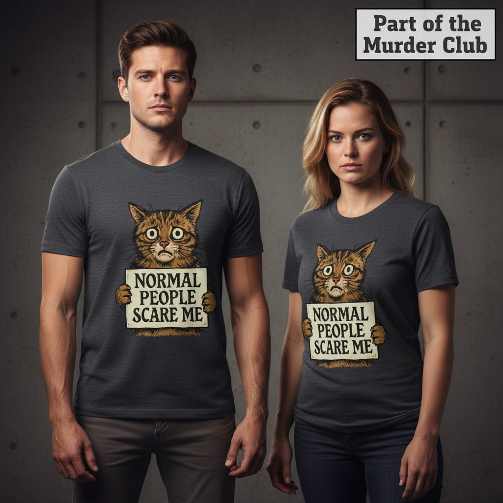 Normal People Scare Me T-Shirt_stoic