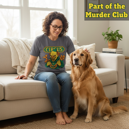 Creepy Circus Clown T-Shirt_pet_companion