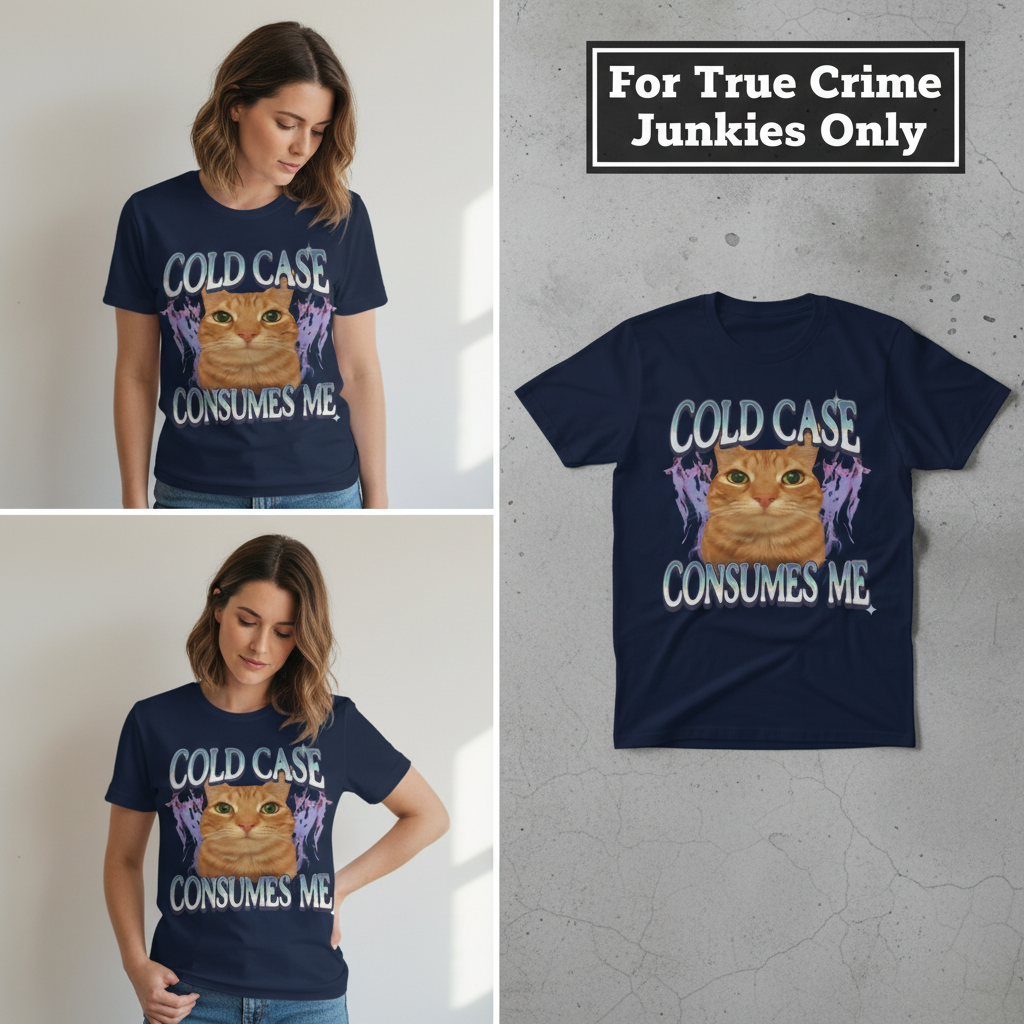 Cold Case Cat T-Shirt_3_panel