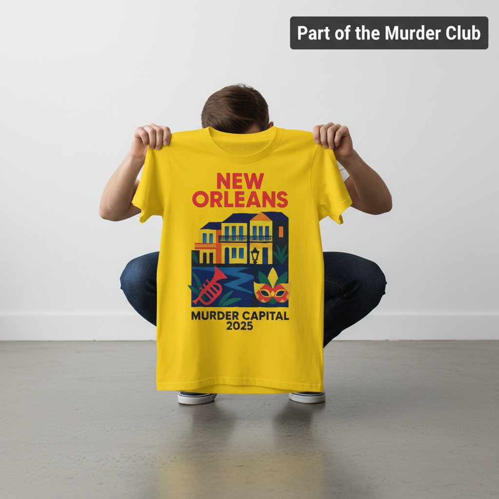 New Orleans Murder Capital 2025 T-Shirt_dangle