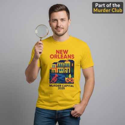 New Orleans Murder Capital 2025 T-Shirt_prop_inteact