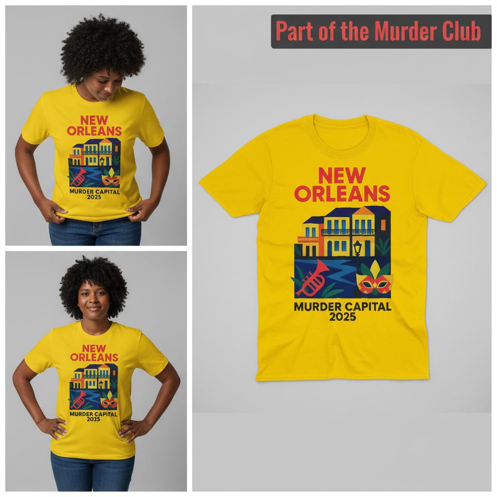 New Orleans Murder Capital 2025 T-Shirt_3_panel