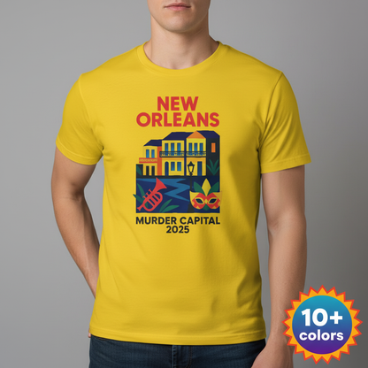 New Orleans Murder Capital 2025 T-Shirt_badge