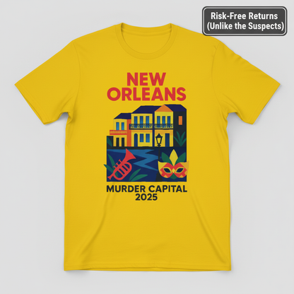 New Orleans Murder Capital 2025 T-Shirt_clean