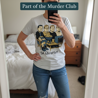 True Crime Couch Club T-Shirt_mirror_selfie