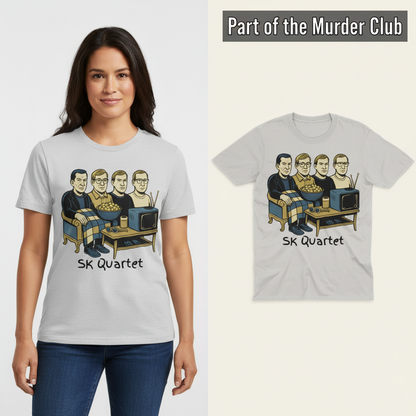True Crime Couch Club T-Shirt_model_flat