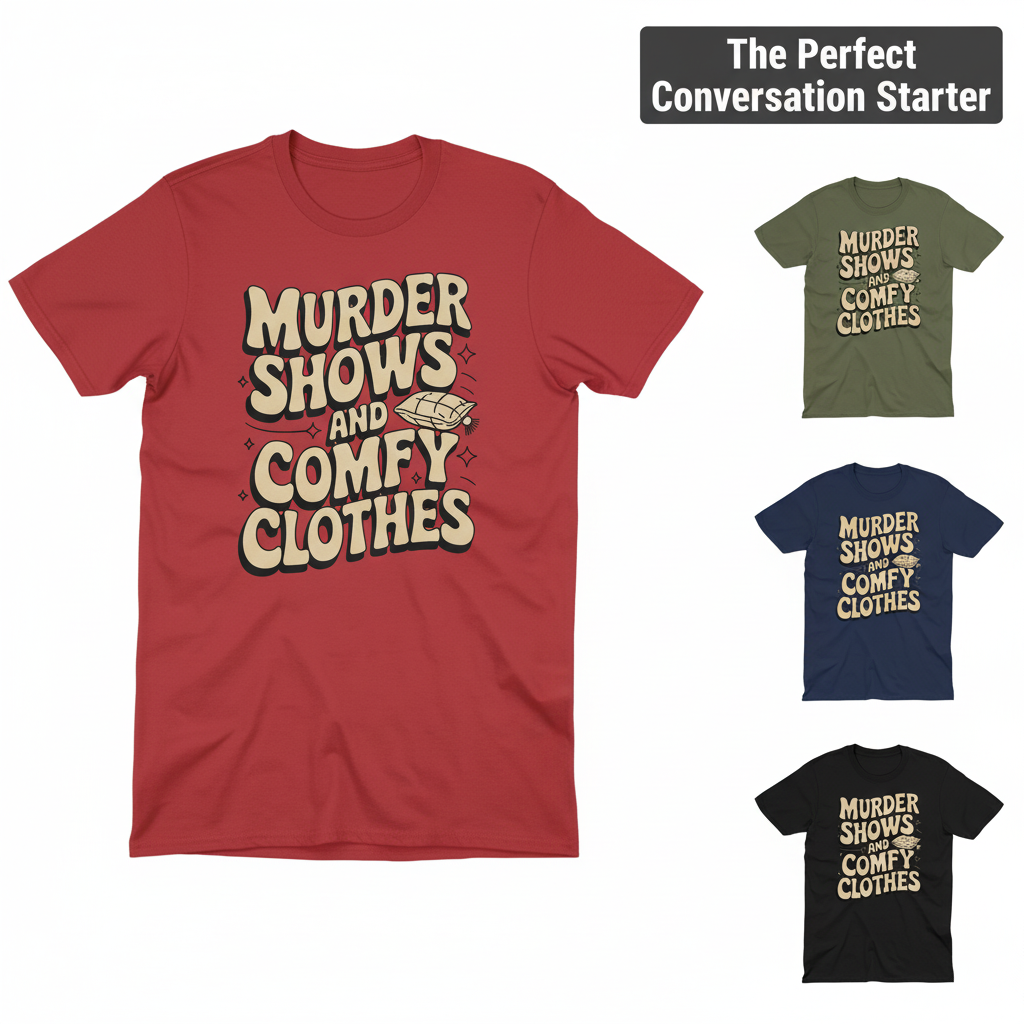 Murder Shows and Comfy Clothes T-Shirt_color_hero