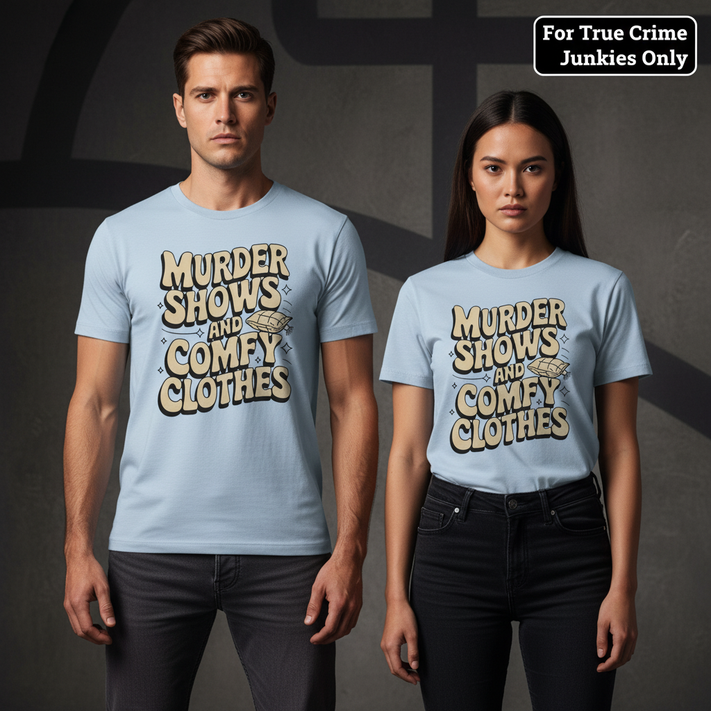 Murder Shows and Comfy Clothes T-Shirt_stoic