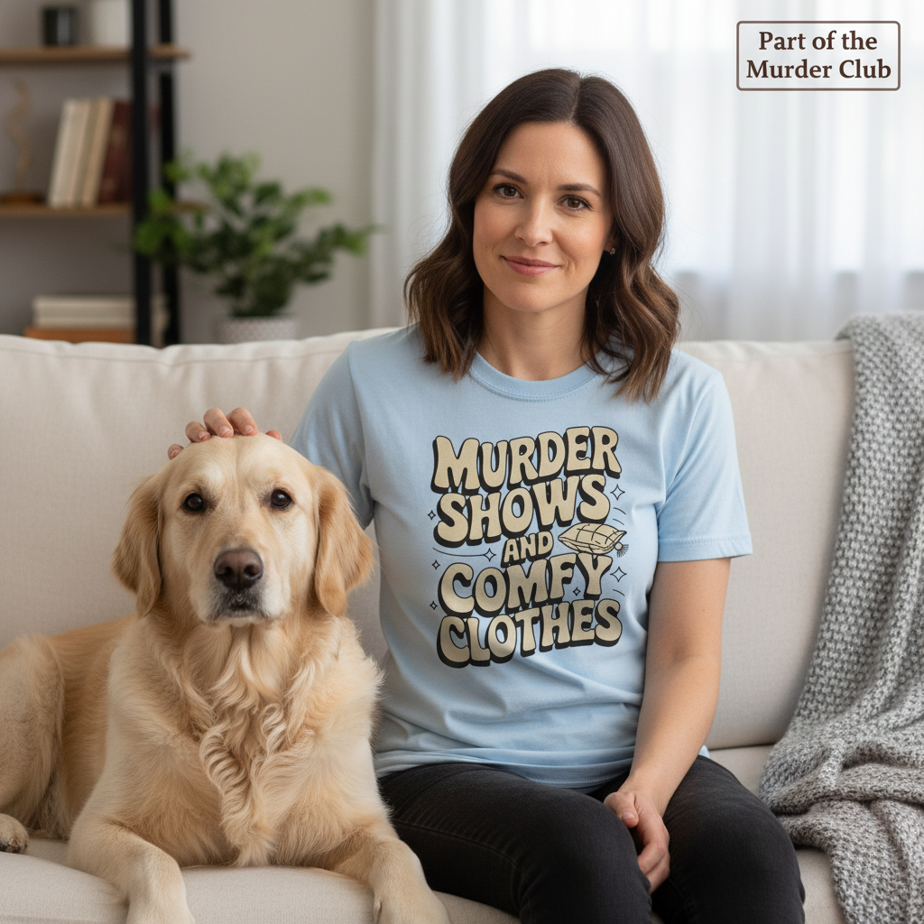 Murder Shows and Comfy Clothes T-Shirt_pet_companion