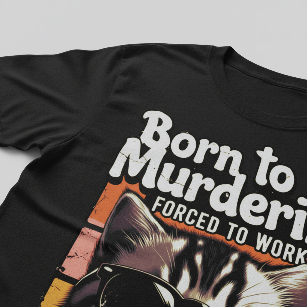 Born to Be Murderino T-Shirt_closeup