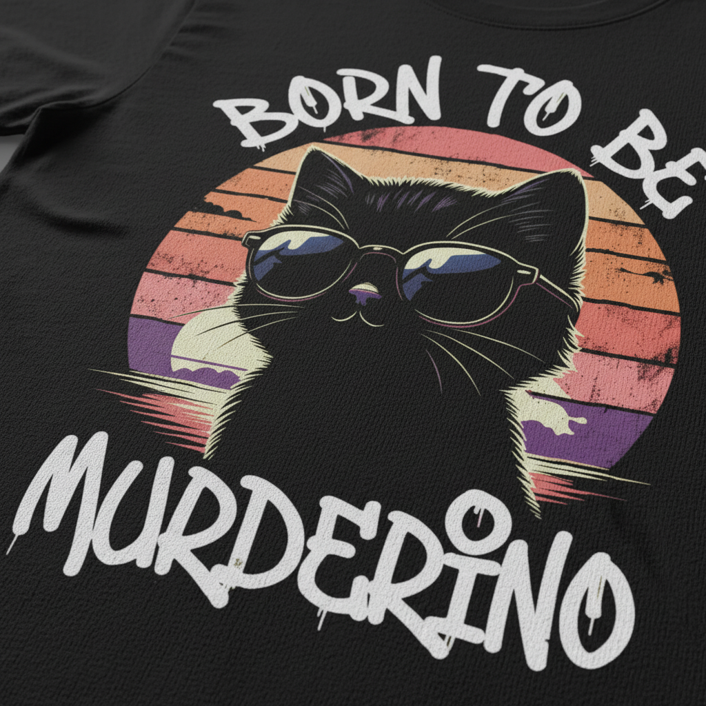 Born to Be Murderino T-Shirt_closeup