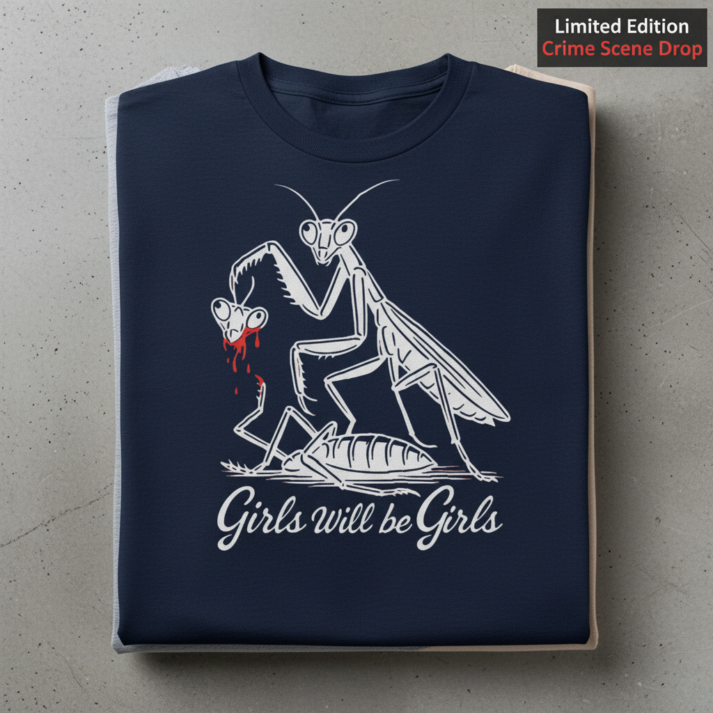 Girls Will Be Girls T-Shirt_stacked_flatlay
