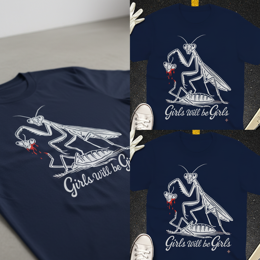 Girls Will Be Girls T-Shirt_4_panel