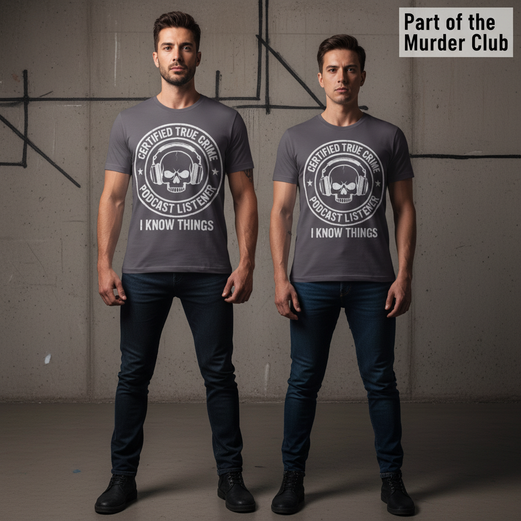 Certified True Crime Listener T-Shirt_stoic