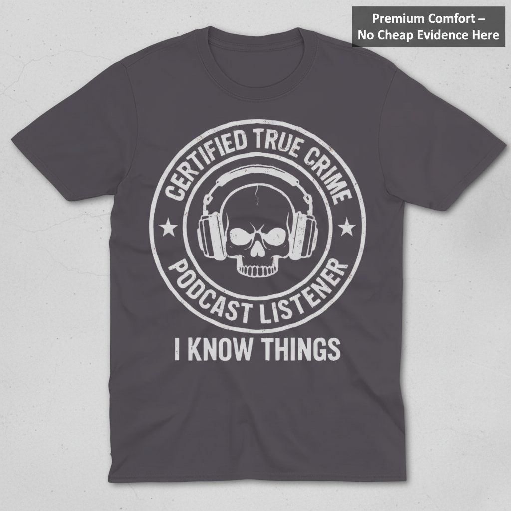 Certified True Crime Listener T-Shirt_clean