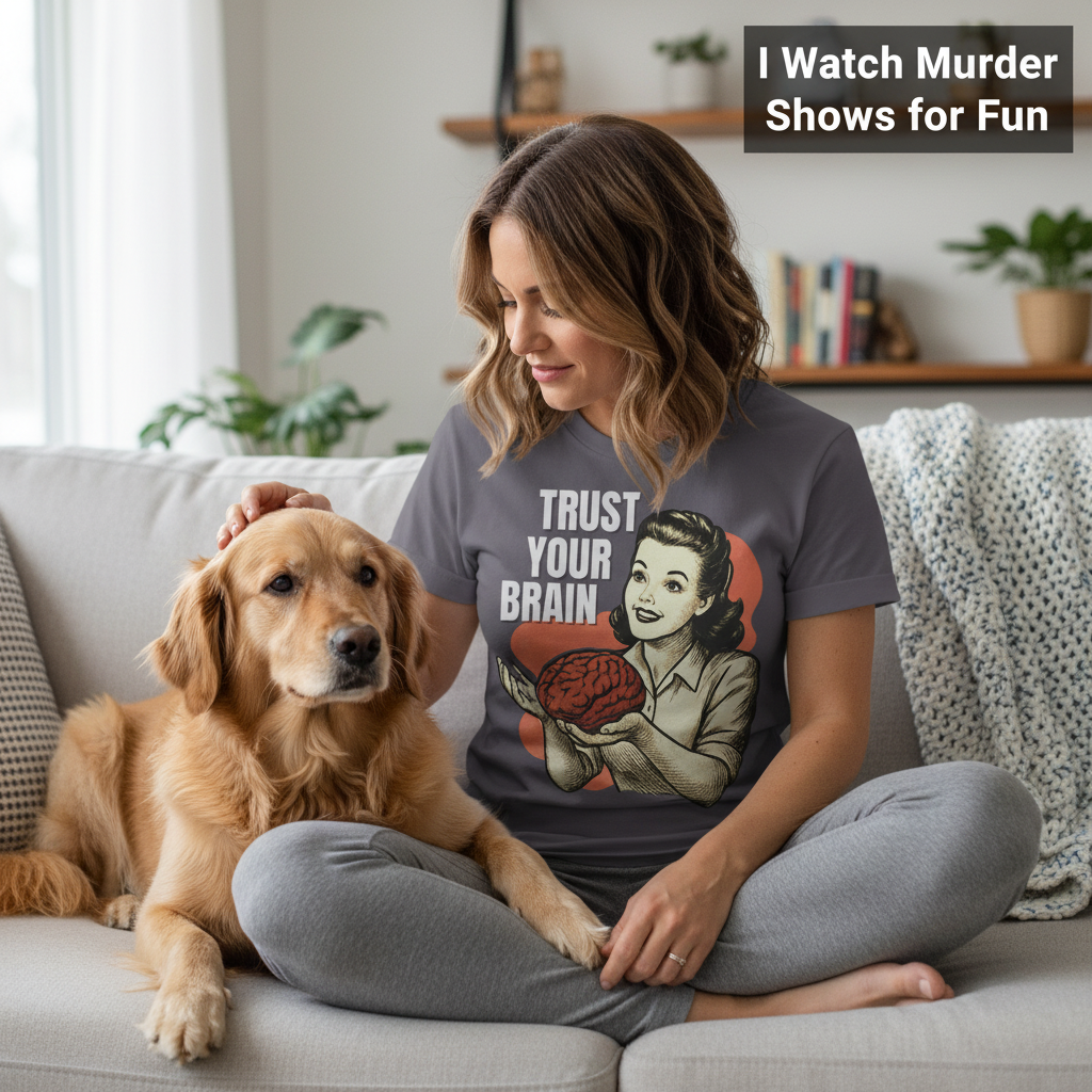 Brains for Dinner T-Shirt_pet_companion