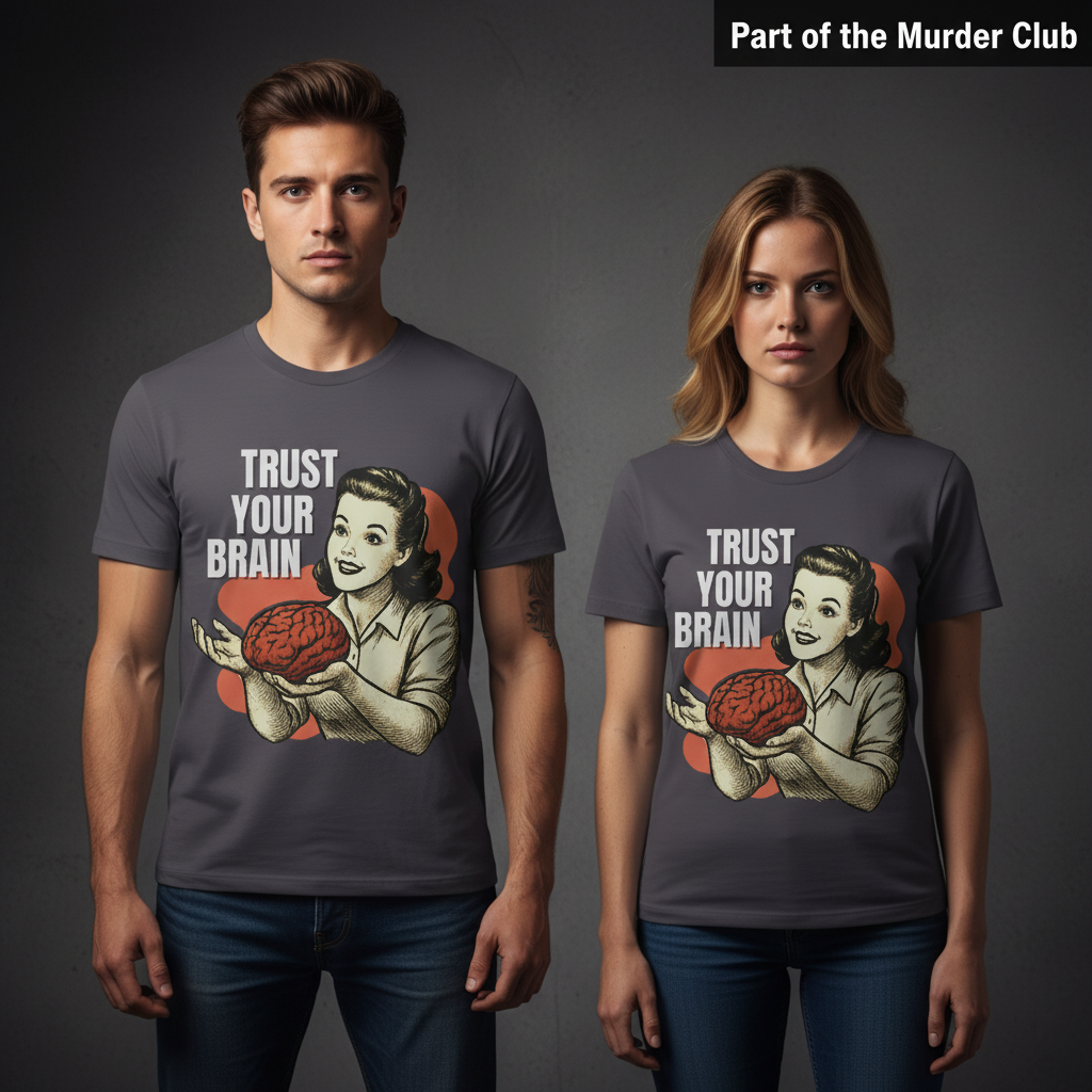 Brains for Dinner T-Shirt_stoic