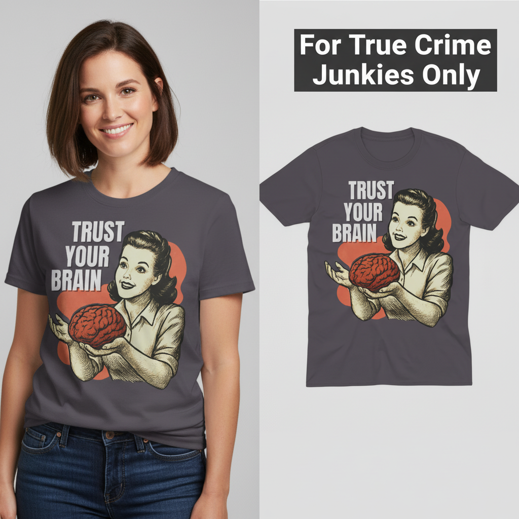 Brains for Dinner T-Shirt_model_flat