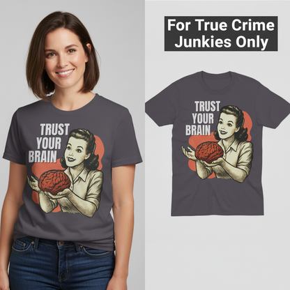 Brains for Dinner T-Shirt_model_flat