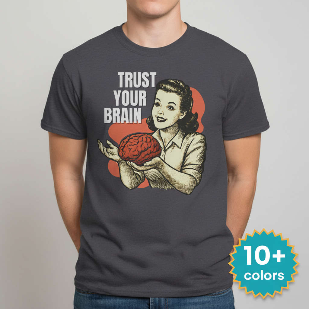 Brains for Dinner T-Shirt_badge