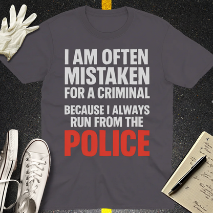 Run from the Police T-Shirt_color_hero