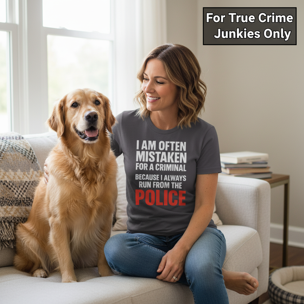 Run from the Police T-Shirt_pet_companion