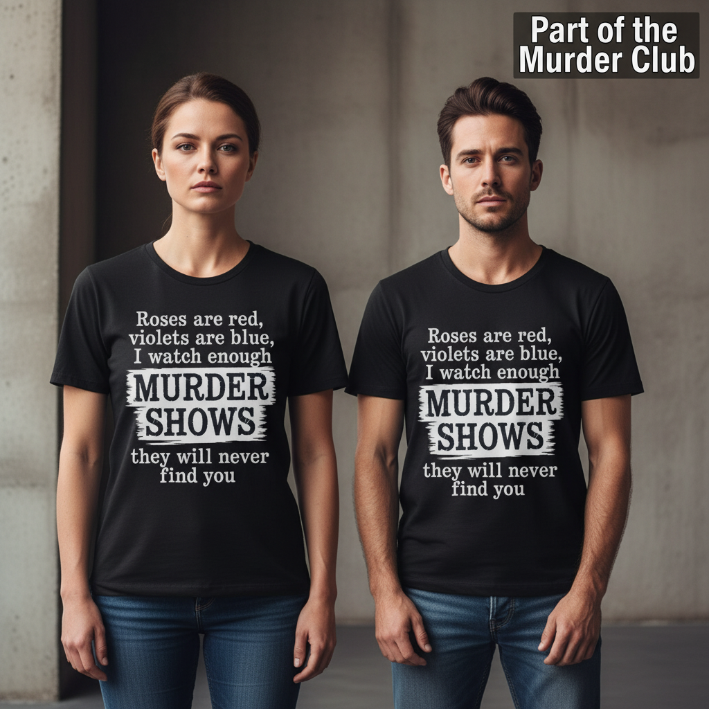 Murder Shows Poetry T-Shirt_stoic