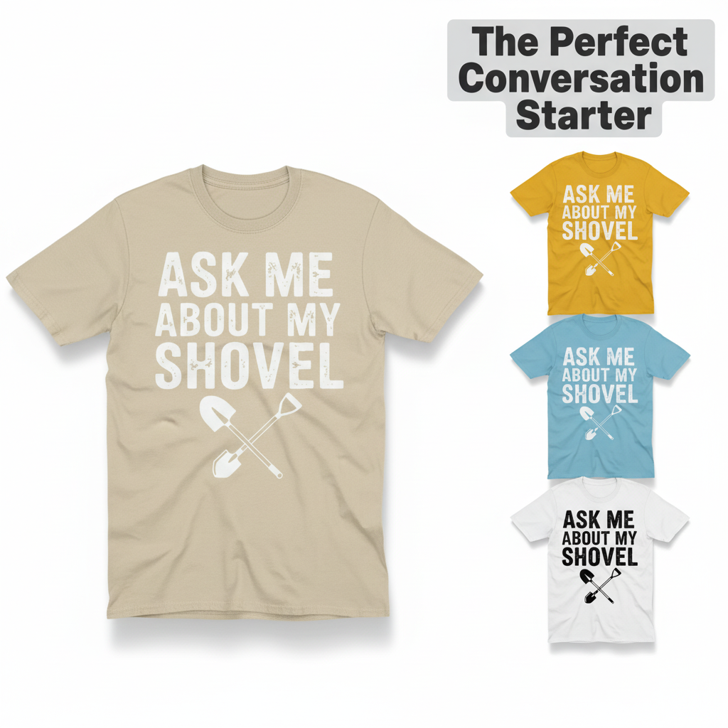 Ask Me About My Shovel T-Shirt_color_hero