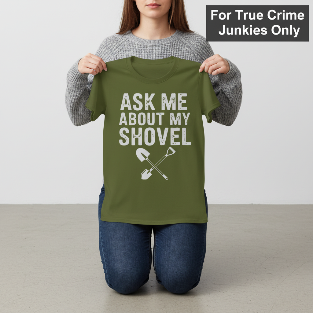 Ask Me About My Shovel T-Shirt_dangle
