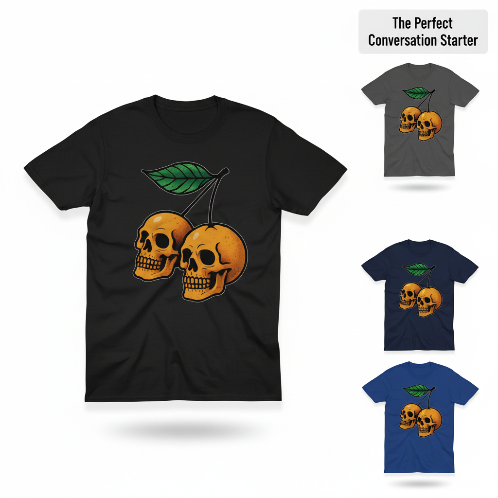 Deadly Sweet Cherries T-Shirt_color_hero