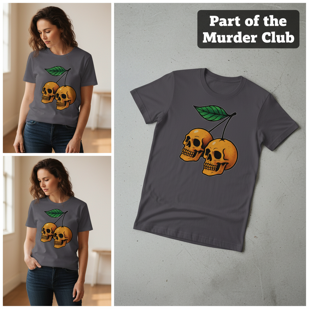 Deadly Sweet Cherries T-Shirt_3_panel