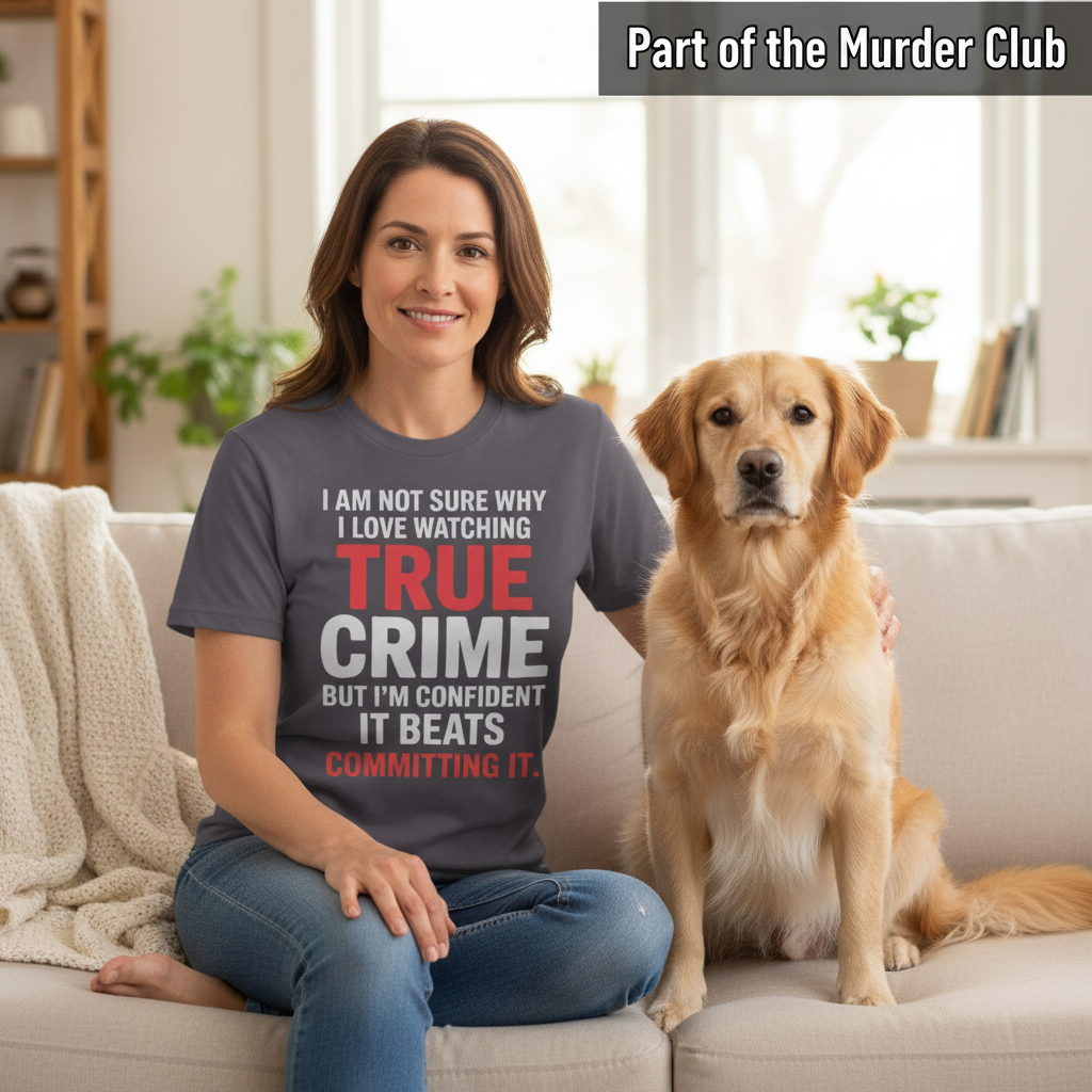 True Crime Obsession T-Shirt_pet_companion
