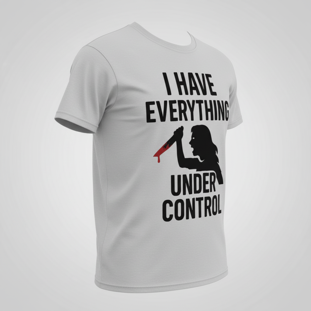 Under Control Killer T-Shirt_space