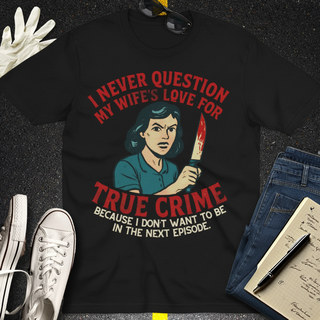 True Crime Wife T-Shirt_pairing