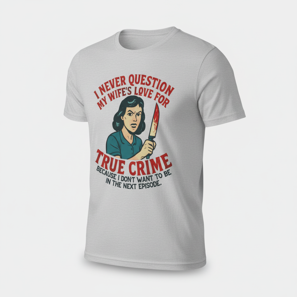 True Crime Wife T-Shirt_space