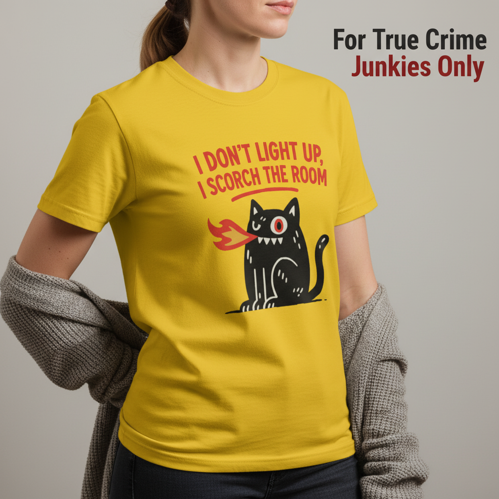 Scorch the Room Cat T-Shirt_hero