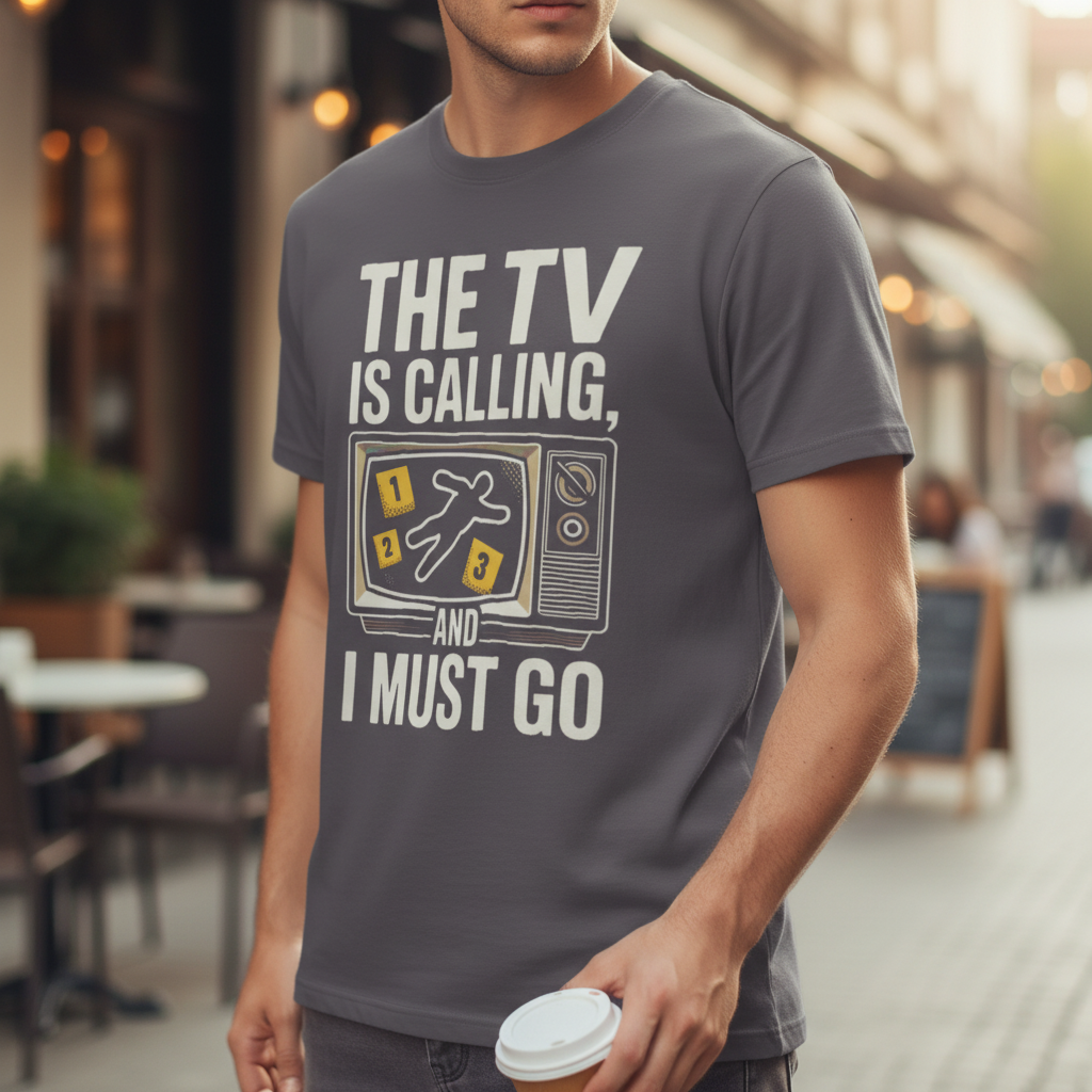 The TV Is Calling T-Shirt_lifestyle