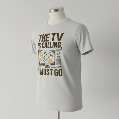 The TV Is Calling T-Shirt_space