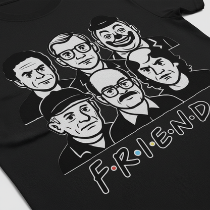 True Crime Friends T-Shirt_closeup