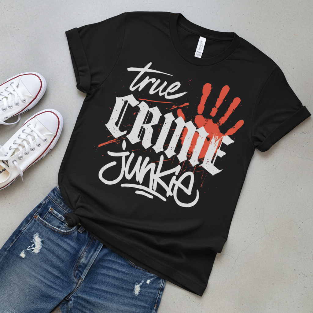 True Crime Junkie T-Shirt_pairing