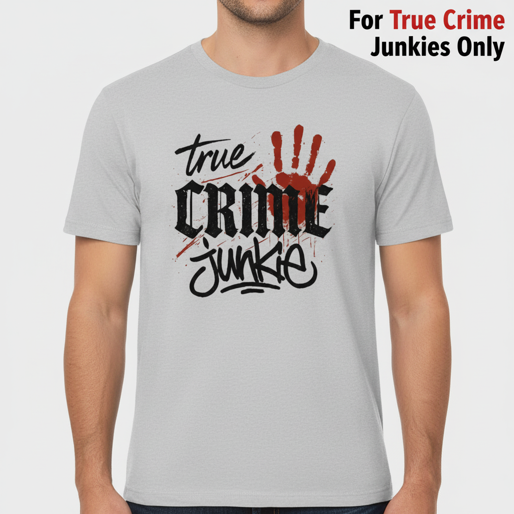 True Crime Junkie T-Shirt_hero