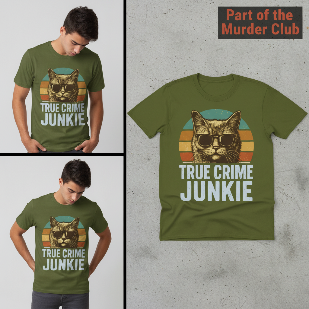 True Crime Junkie T-Shirt_3_panel