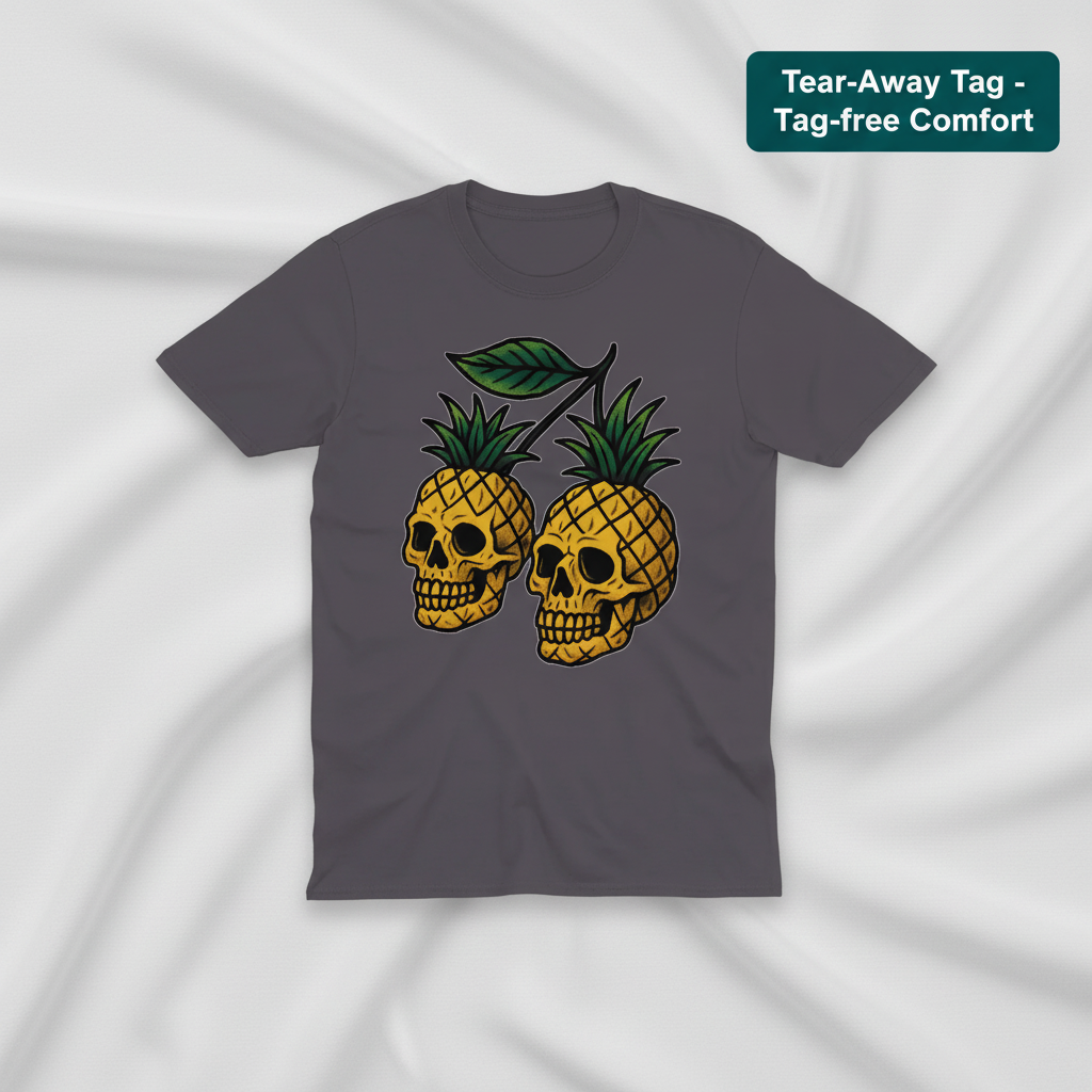 Pineapple Skulls T-Shirt_clean