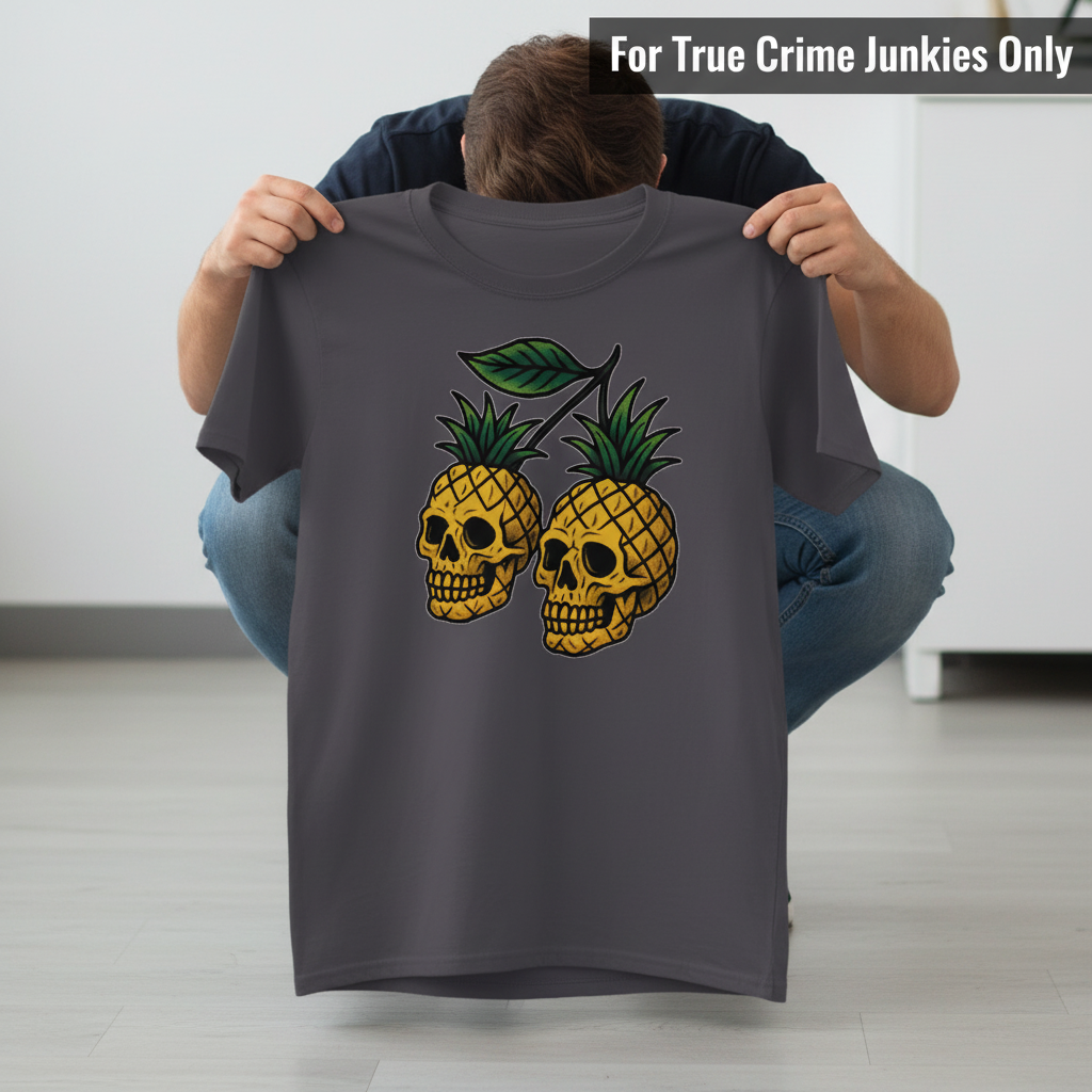 Pineapple Skulls T-Shirt_dangle