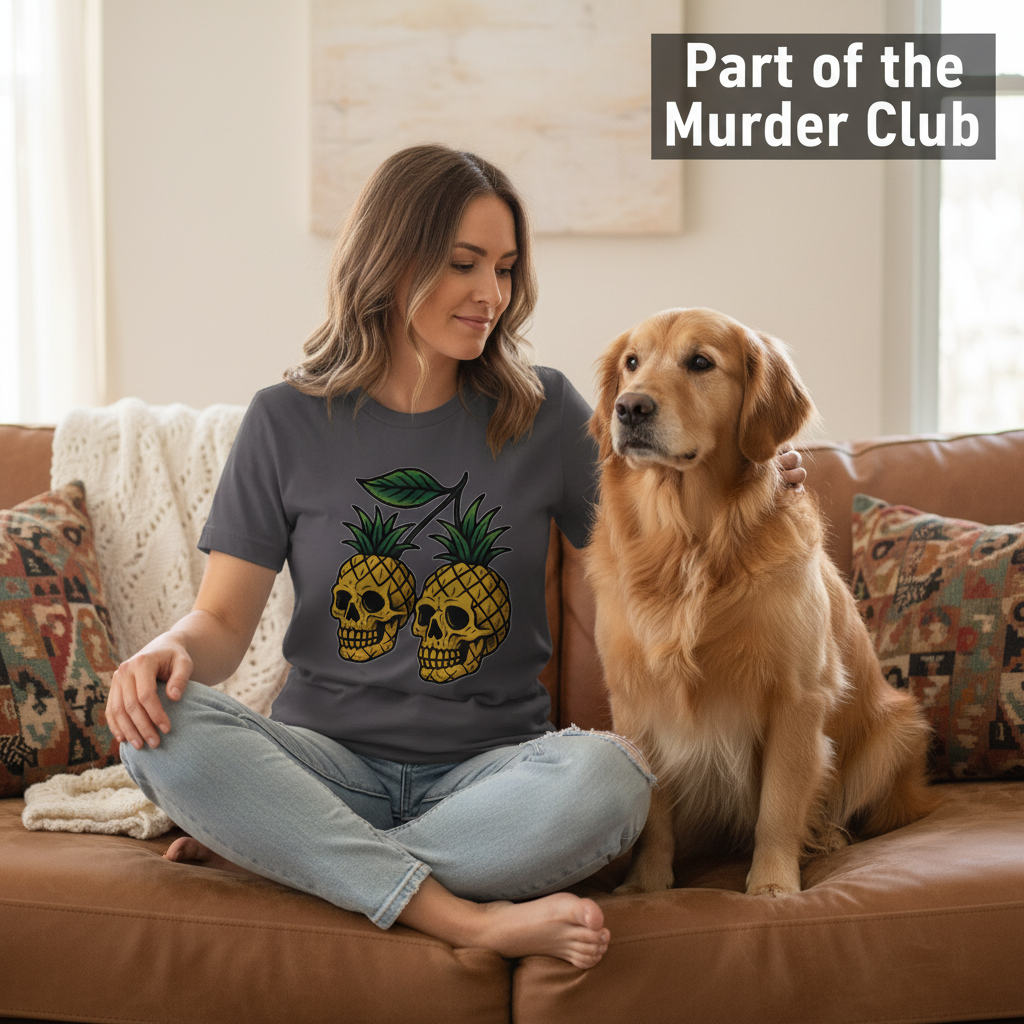 Pineapple Skulls T-Shirt_pet_companion